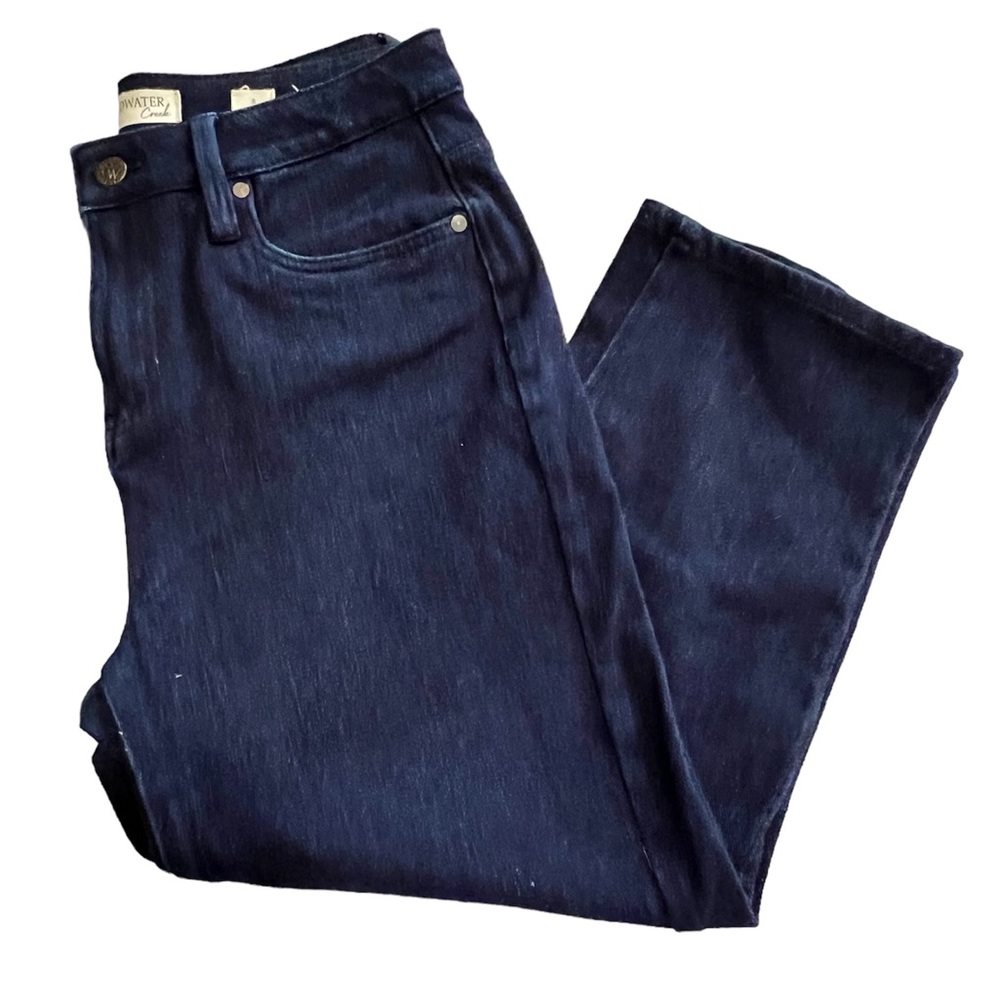 Coldwater Creek Dark Denim Capri Jeans